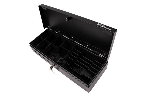 Денежный ящик POScenter 460KL 460x170x103, распайка &quot;Epson/АТОЛ, без датчика открытой крышки&quot;, черный