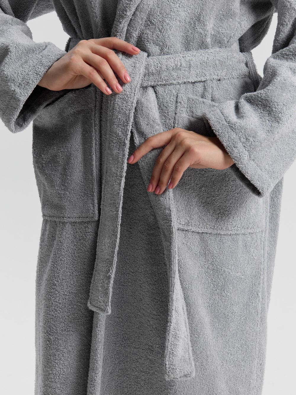 Халат женский Комфорт-3 Виотекс СВЕТЛО-СЕРЫЙ