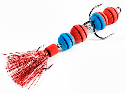 Приманка джиг. LJ PENNON ROLLERWORM крас./син. в блистере