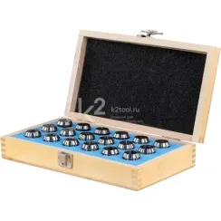 Набор цанг OCM ER25 1-16 мм, 18 шт.