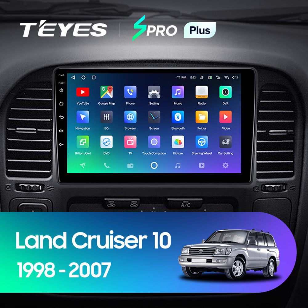 Teyes SPRO Plus 9" для Toyota Land Cruiser 100 1998-2007