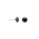 Серьги-пусеты Fiore Luna Jet Hemitate SWE297 JH S