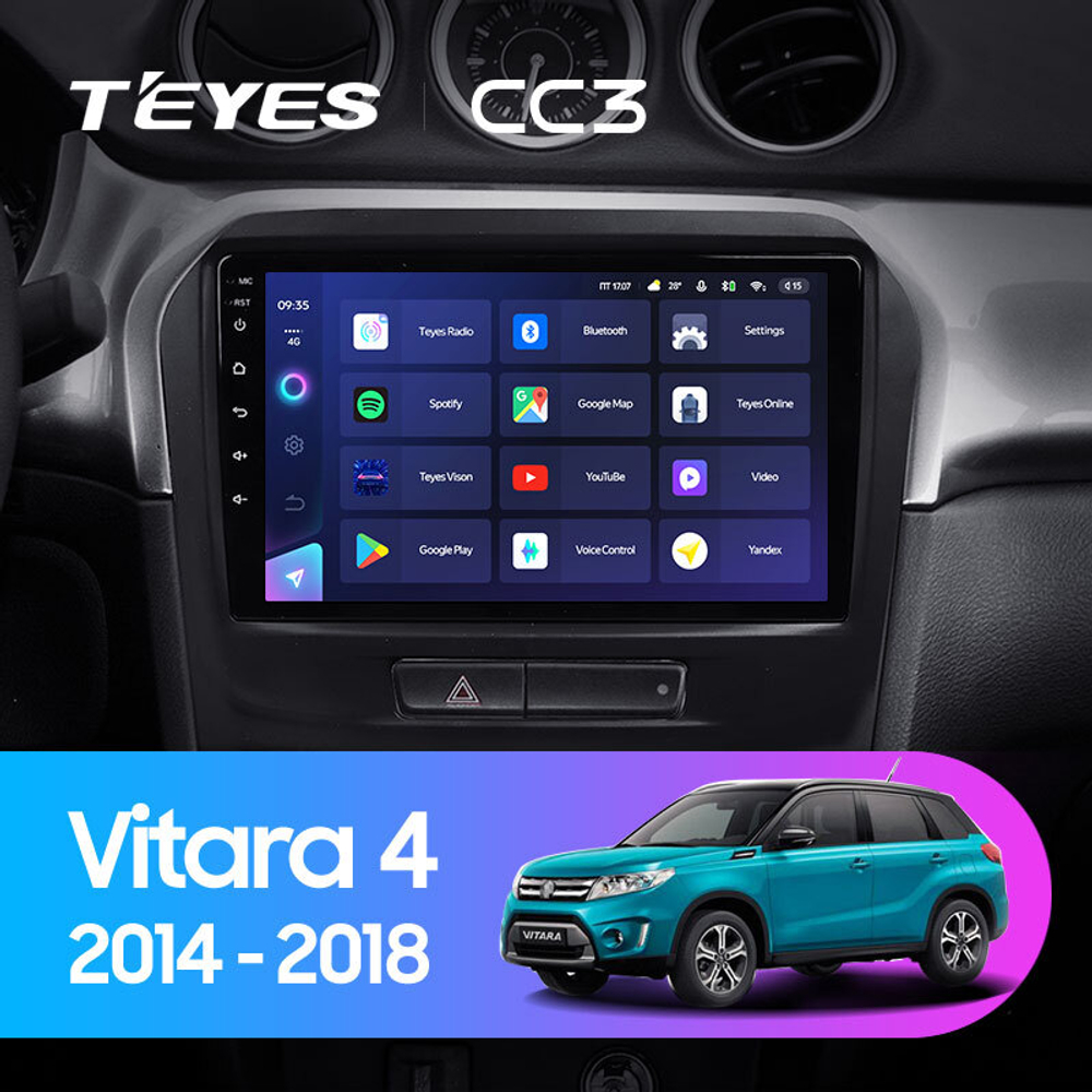 Teyes CC3 9" для Suzuki Vitara 2014-2018