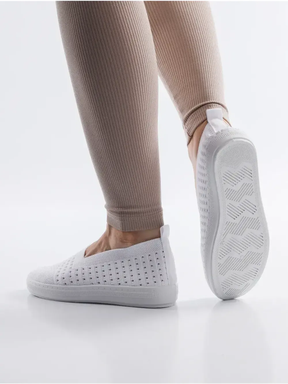 Мокасины летние текстильные