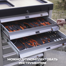 WDK-907 Инструментальная тележка, 7 ящиков