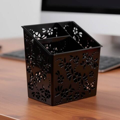 Подставка для столовых приборов универсальная, черный