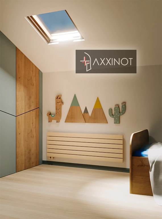 Axxinot Adero Z 1000 - горизонтальный трубчатый радиатор шириной 1000 мм