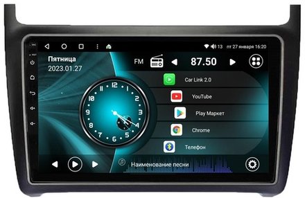 Магнитола для Volkswagen Polo V 2009-2020 - Vaycar VA81-0910 на Android 13, 8-ядер, 4G SIM-слот