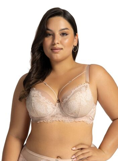 Бюстгальтер Fiesta с чашкой на тонком поролоне (Размер: 90F) (Цвет: пудровый)
