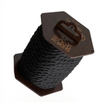 Хлопковая черная веревка для шибари на катушке 10 м