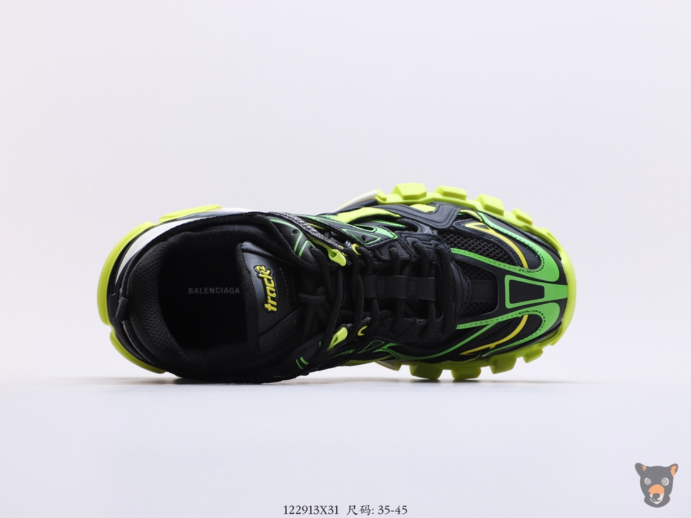 Кроссовки Track.2 Black/Neon Green