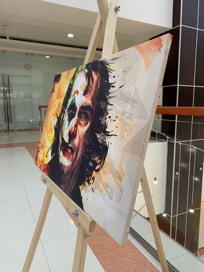 Оригинальная картина на холсте Джокер Феникс 2019