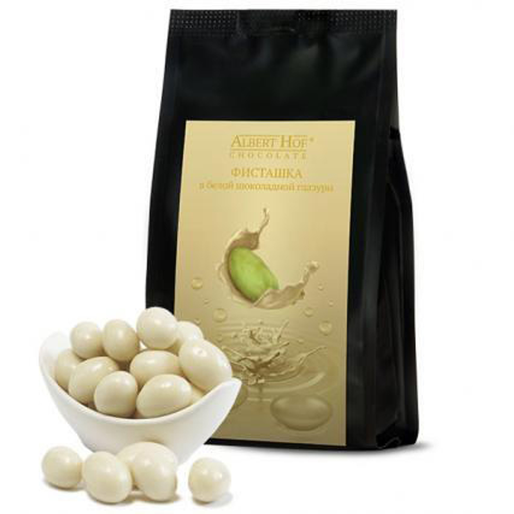 Фисташка в белой шоколадной глазури РЧК AlbertHof 500г