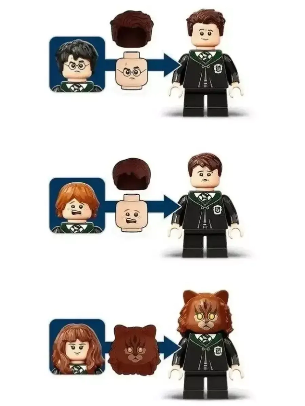 Конструктор Гарри Поттер ошибка с оборотным зельем 217 дет