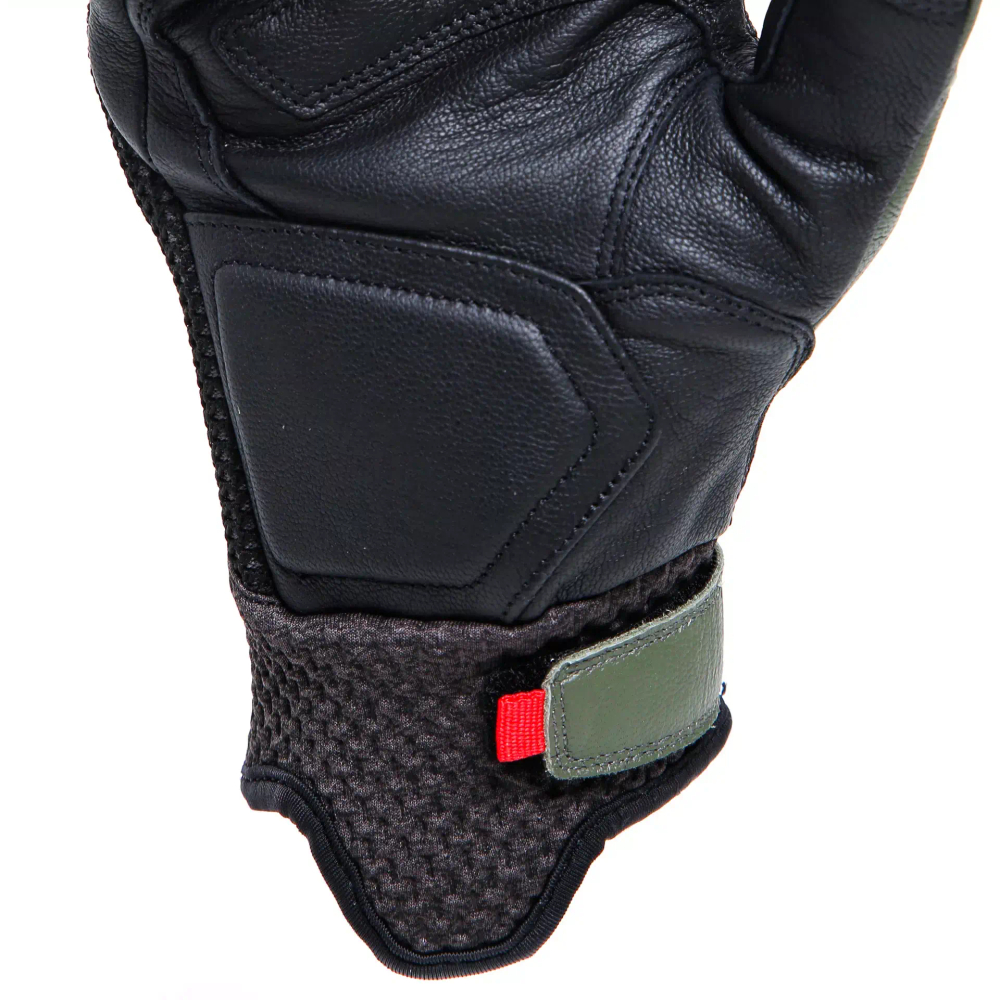 Перчатки комбинированные Dainese KARAKUM ERGO-TEK Black/Army-Green