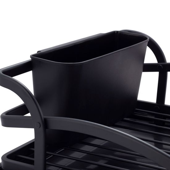 Сушилка для посуды Ofenbach NB 100402 (46,5х32х13,5 см) из алюминия с поддоном черная