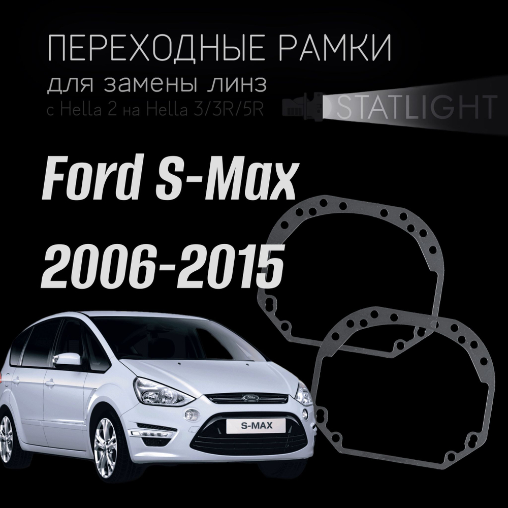 Переходные рамки для замены линз на Ford S-Max 2006-2015