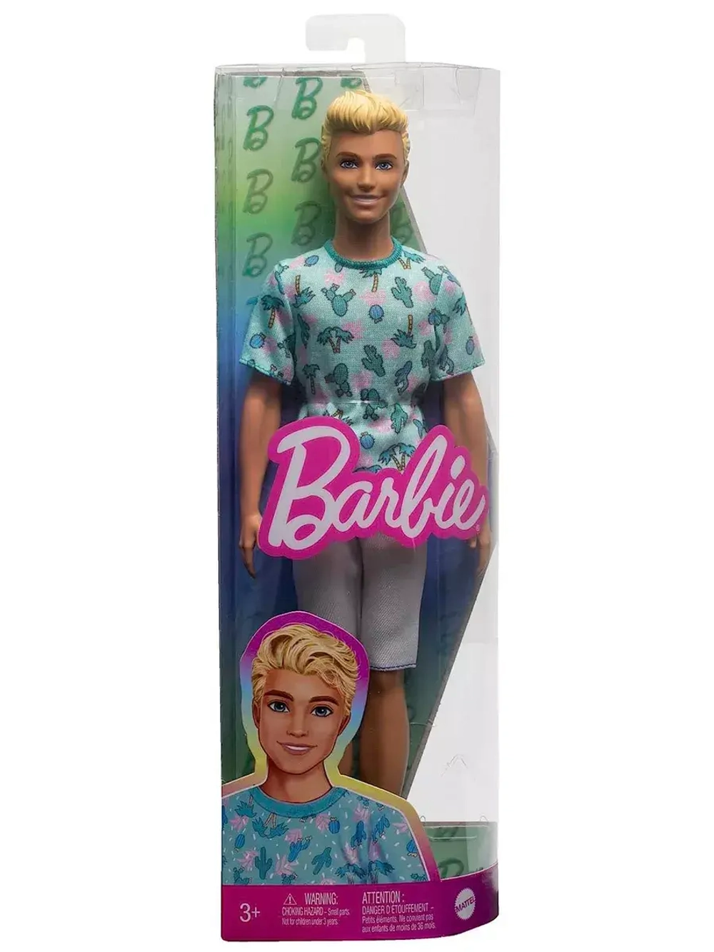 Кукла Барби Кен Игра с модой Fashionistas DWK44 HJT10