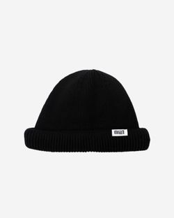 Шапка Knit Short Beanie Black FW23 Черная
