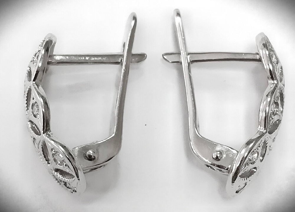 "Эстерелла" - серебряные серьги 925-й пробы