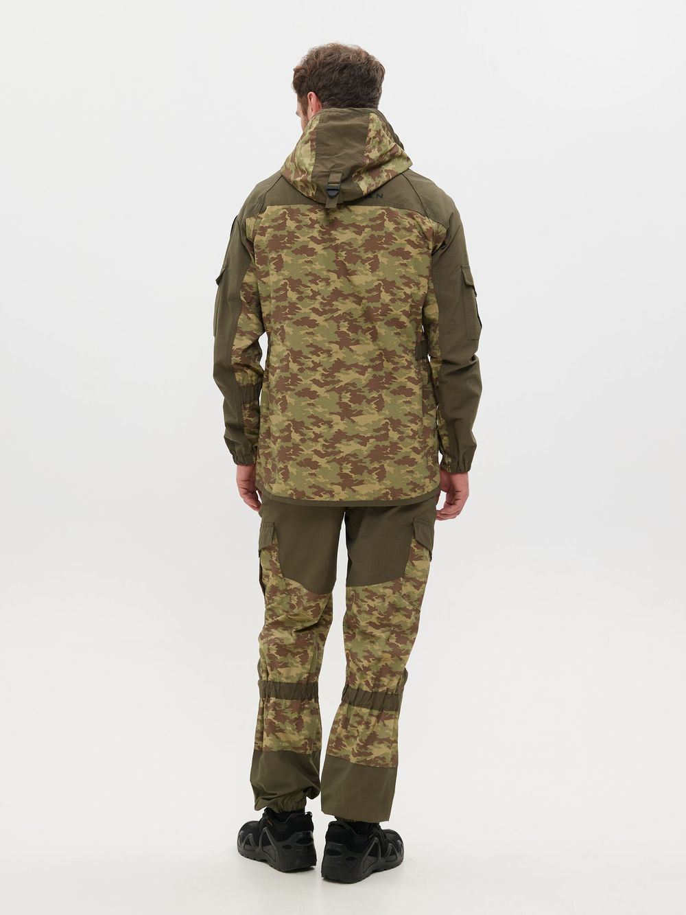 Костюм летний Горка-Люкс ткань Nylon Cotton Рип-Стоп цвет Хаки/MV-23