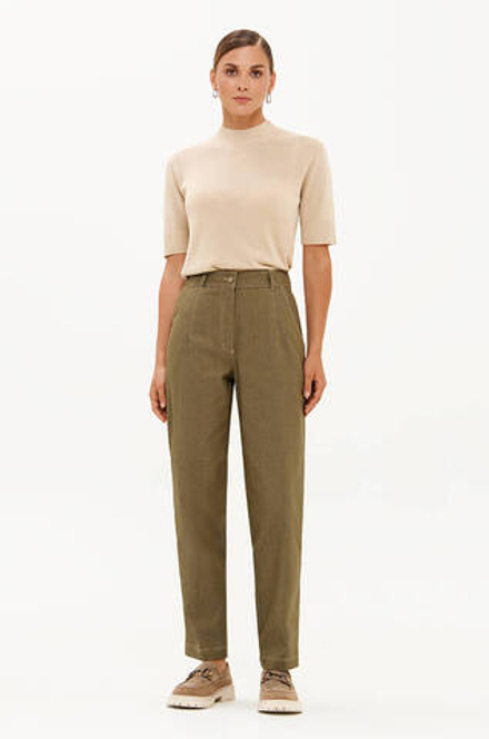 31188 Джинсы женские (оливковый джинс)