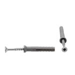 Дюбель-гвоздь потайной бортик, полипропилен 6х40 пакет (100 шт/уп) KRANZ