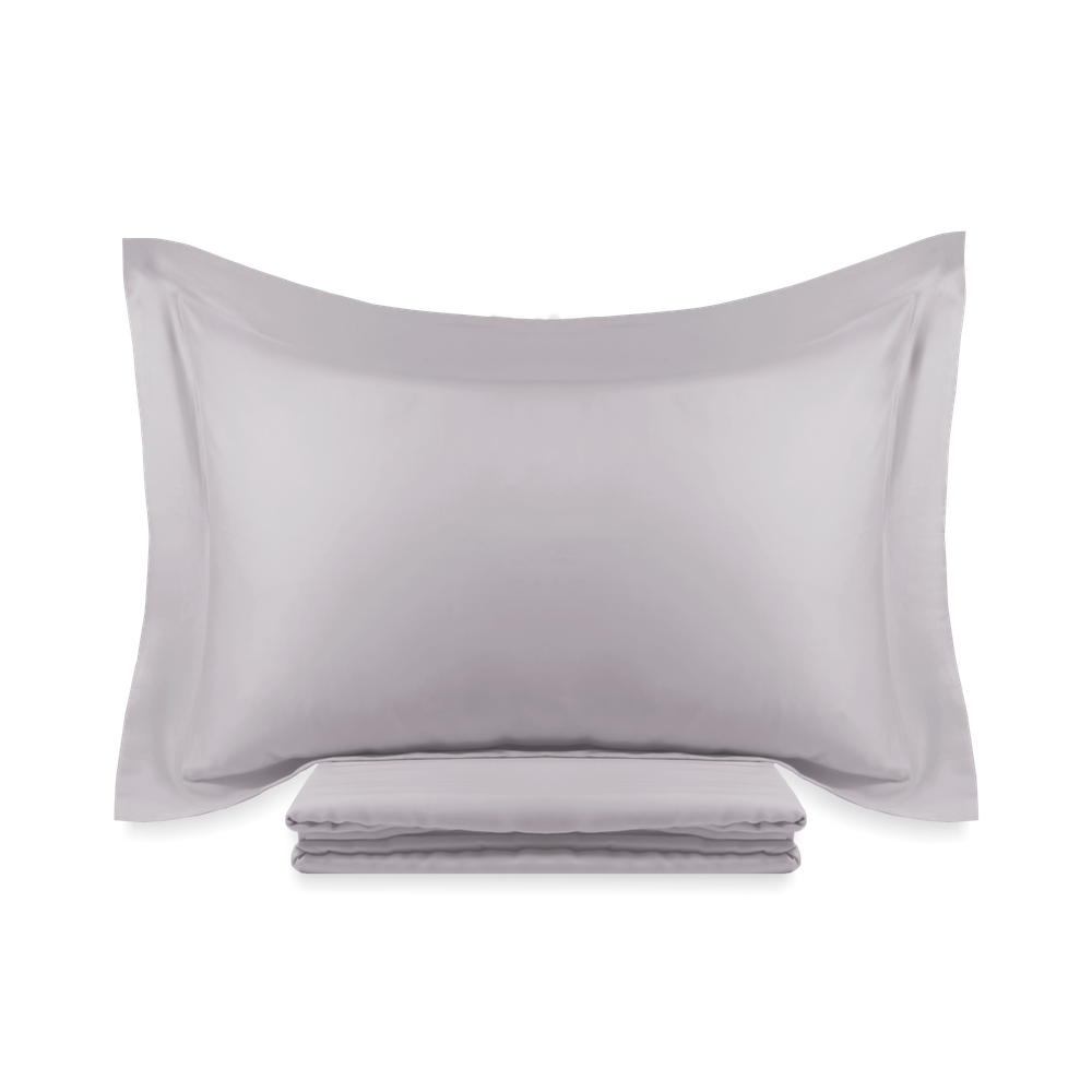 Однотонное постельное белье из сатина | Grey