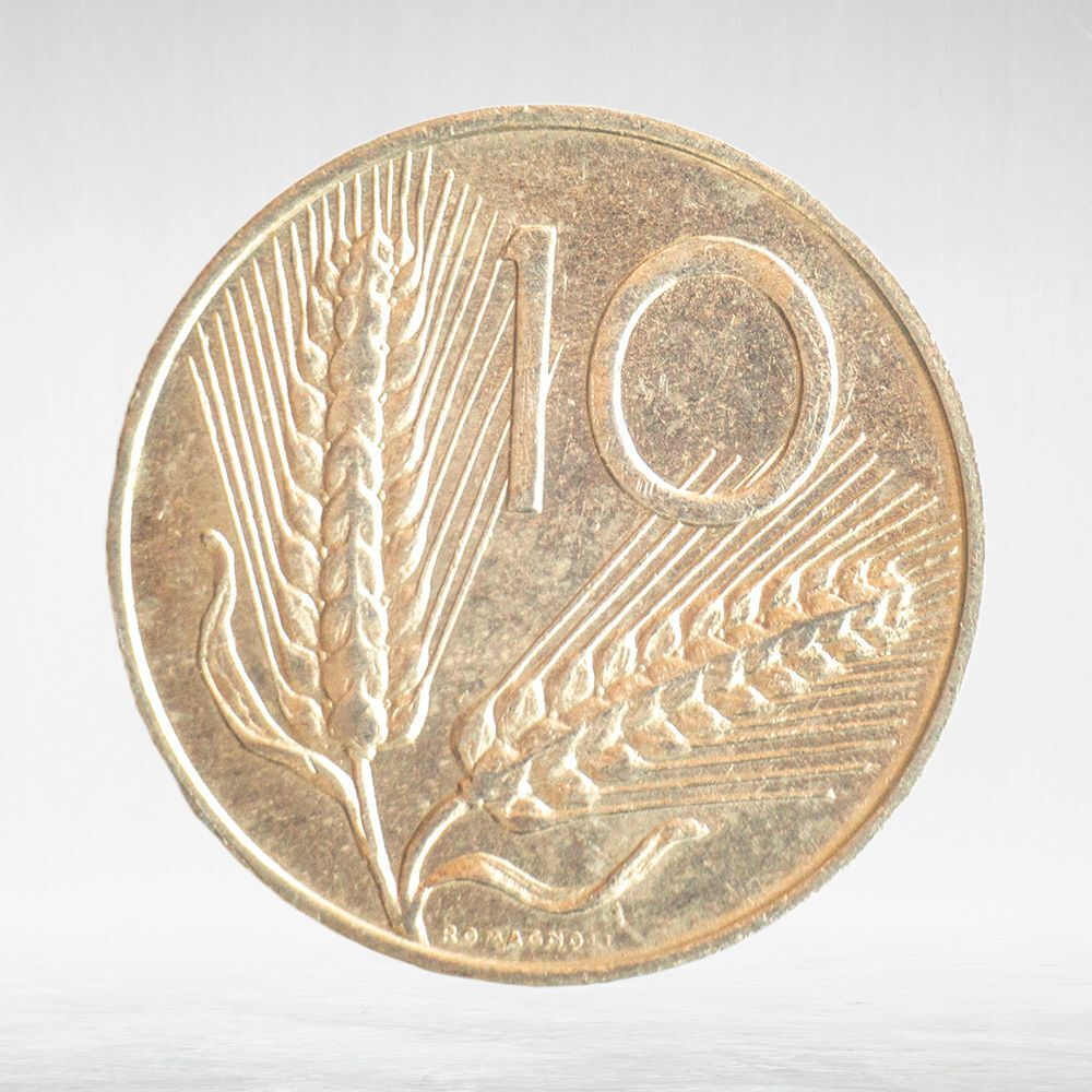 Italy 10 Lire 1980 R, VF