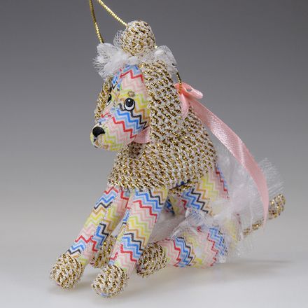 Ёлочная игрушка Пудель в пачке