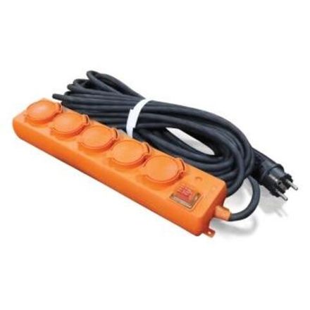 Удлинитель "UNIVersal" У10-026 IP-44 КГ 3*1,5 5гн. з/к, выключатель с индикацией 30м