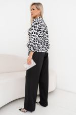 Костюм брючный Домино (черный/белый) Кбр11-38 Nikol (Акция)