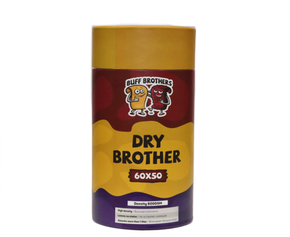 BUFF BROTHERS DRY BROTHER GOLD  Микрофибра для сушки 60x50