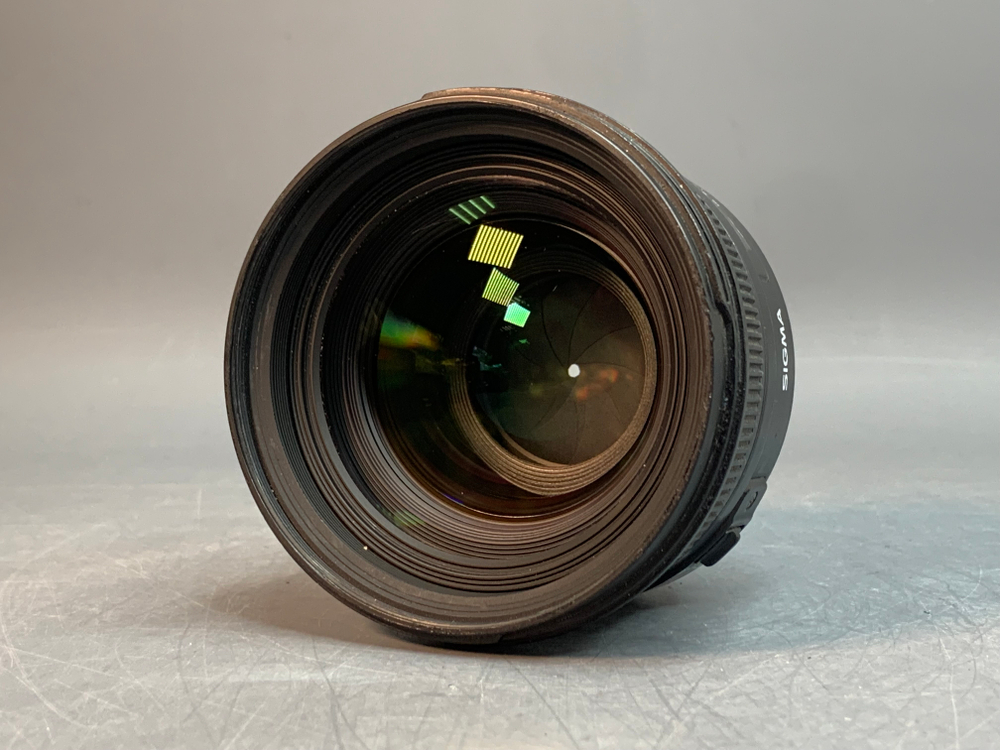 Sigma AF 50mm 1.4 EX DG HSM Nikon F, царапины на линзах