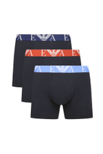 Трусики-боксеры 3шт. Emporio Armani - темно-синий(111473 4F715)
