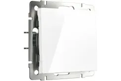 Выключатель Werkel 1-клавишный проходной белый 25753