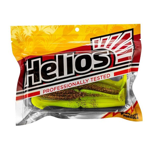 Виброхвост Guru 3,0&#39;/7,62 см Golden Lime 9шт. (HS-29-048) Helios