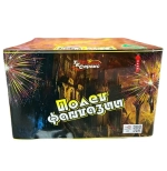 Батарея салютов Полет фантазии (TKB574) от ТК сервис, 74 выстрела, 30 мм