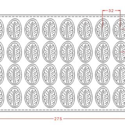 363 | Форма для шоколадных конфет (275*175 мм)