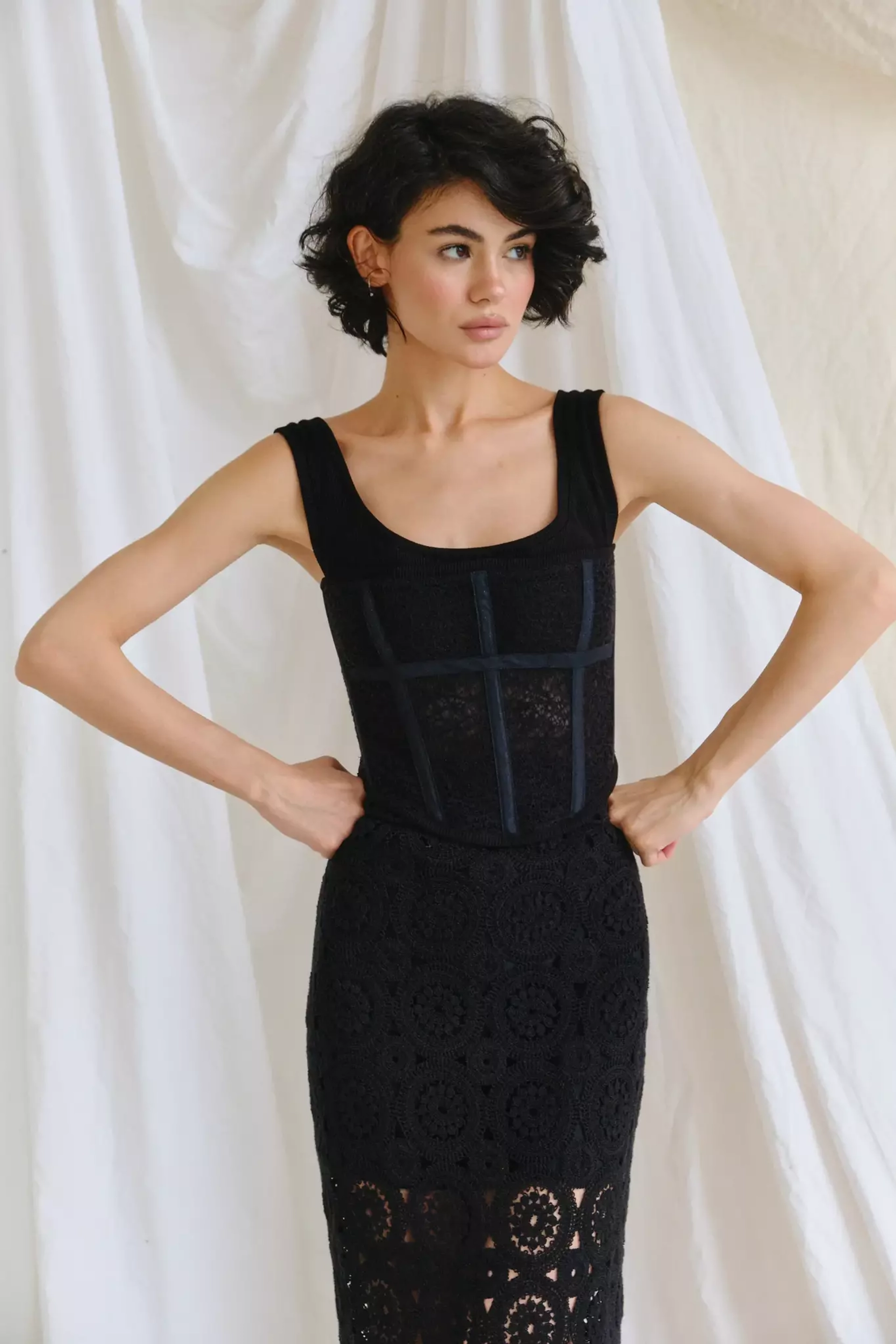 Кружевной корсет