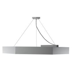 Светильник LED ЭРА Geometria SPO-121-W-40K-038 Hexagon 38Вт 4000К 4000Лм IP40 600*600*80 белый подвесной