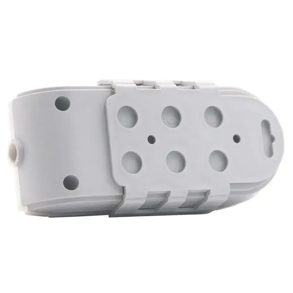 Колодка 2-местн. с/з белый