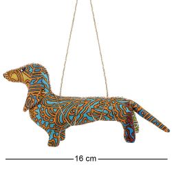 РусКукла RK-523/1 Кукла подвесная «Такса»