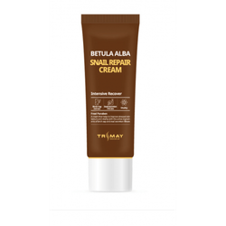 TRIMAY Заживляющий крем с берёзовым соком и муцином улитки Snail Repair Betula Alba Cream 50 ml