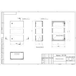 Корпус металлический ЭРА OPTIMA ЩМП-50.40.22 (500х400х220) IP54 У2 серый | Корпуса металлические с монтажной панелью