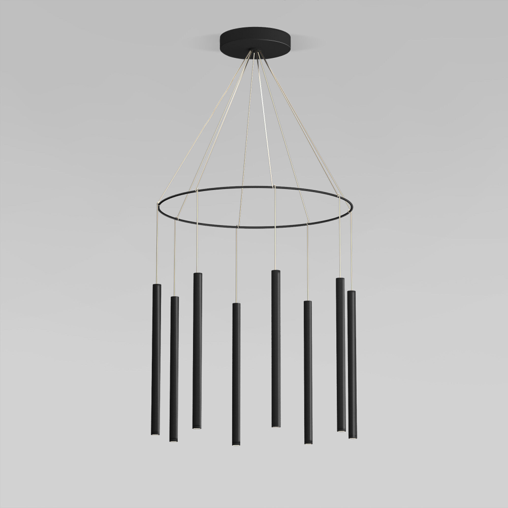 Подвесная светодиодная люстра Eurosvet Pianto 301101 LED черный