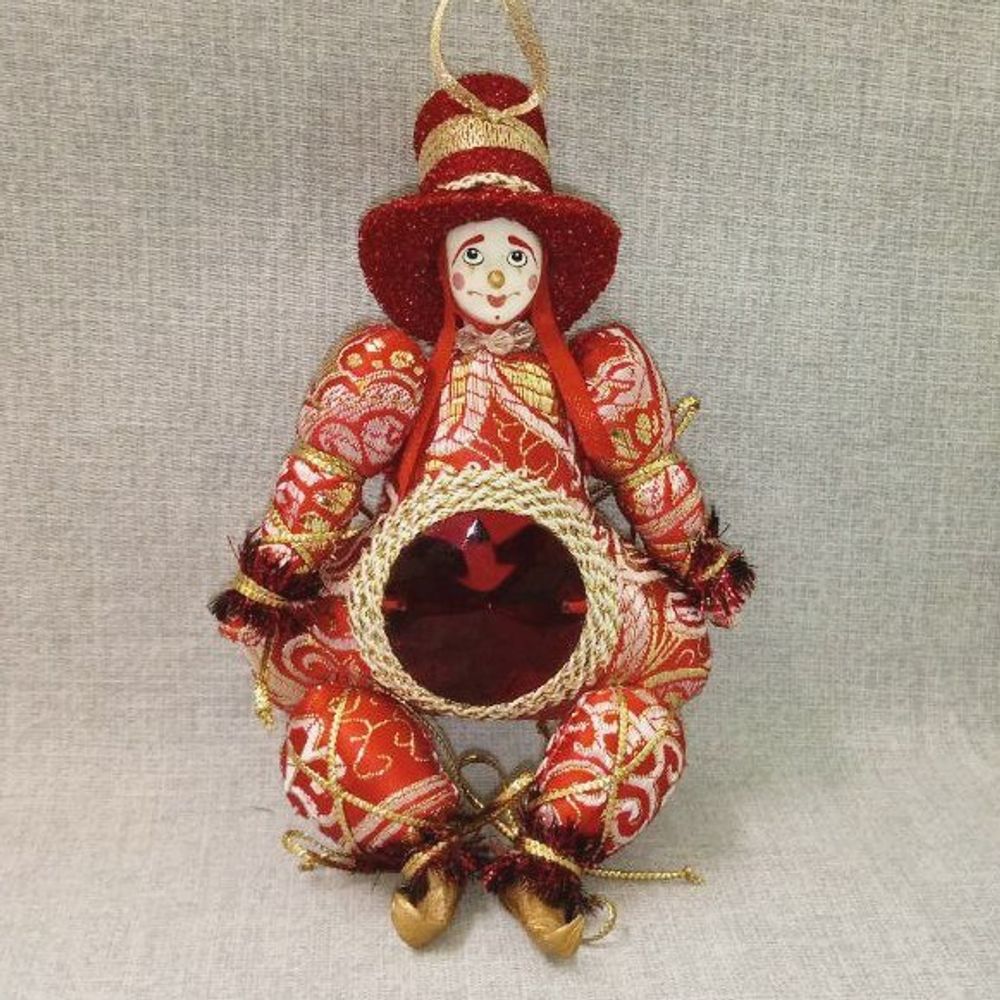 Ёлочная игрушка Гном-Самоцвет