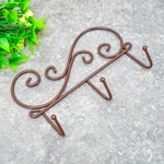 Вешалка "Кружева 3" коричневая