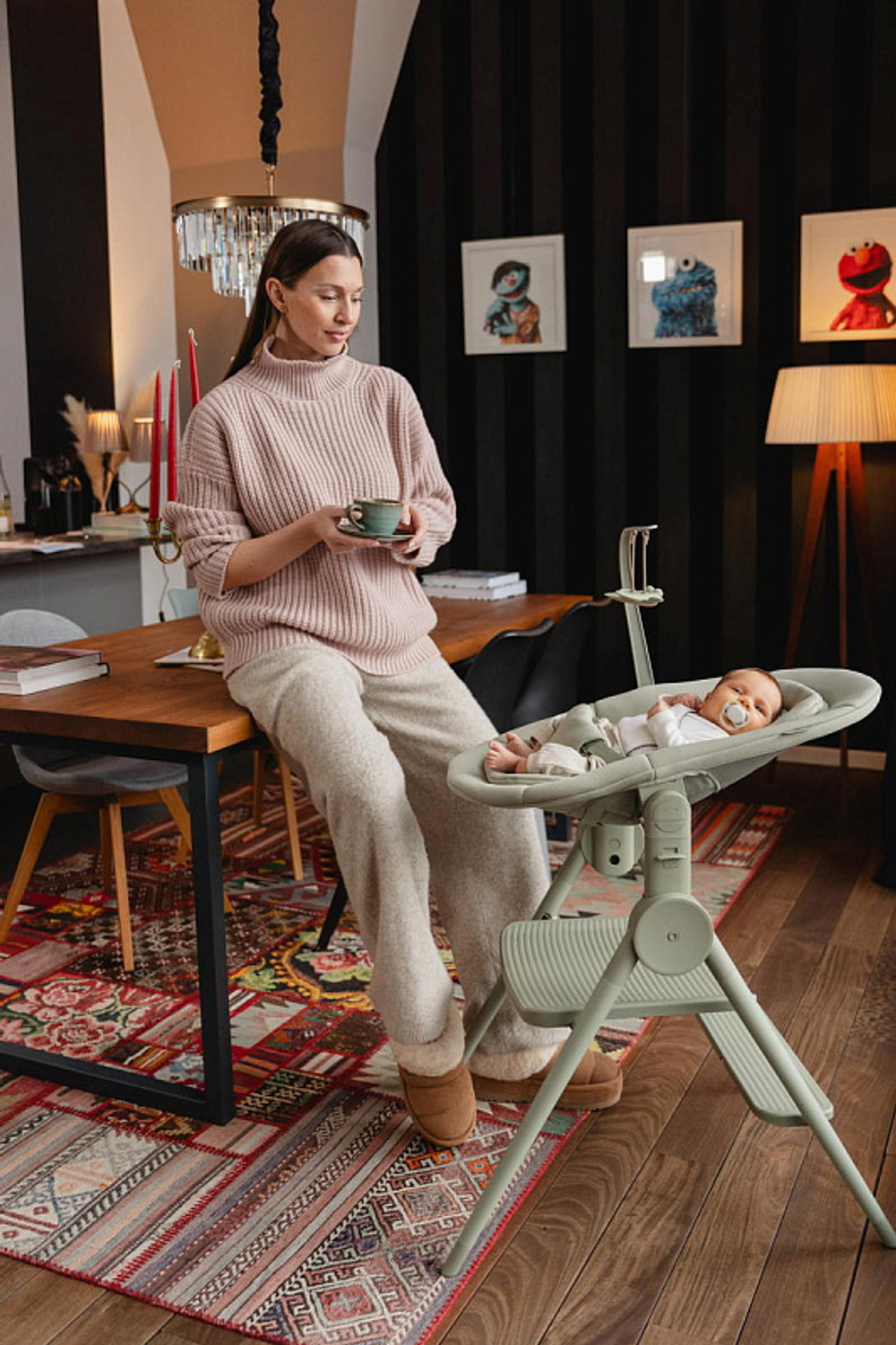 Стул-трансформер для кормления Anex Ozy june