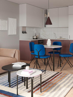 Столик кофейный ror, 75х50 см, черный